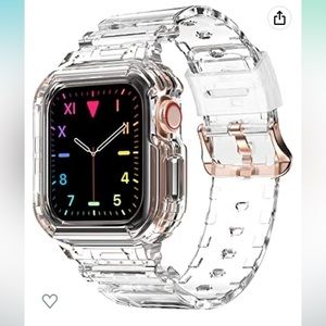 Clear Apple Watch band